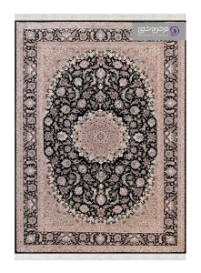 فرش طرح شاهان کد 1524 مشکی