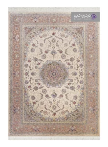 فرش طرح شاهان کد 1524 کرم چرک