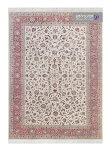 فرش طرح شاهان کد 1525 کرم چرک