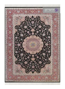 فرش طرح شاهان کد 1526 مشکی