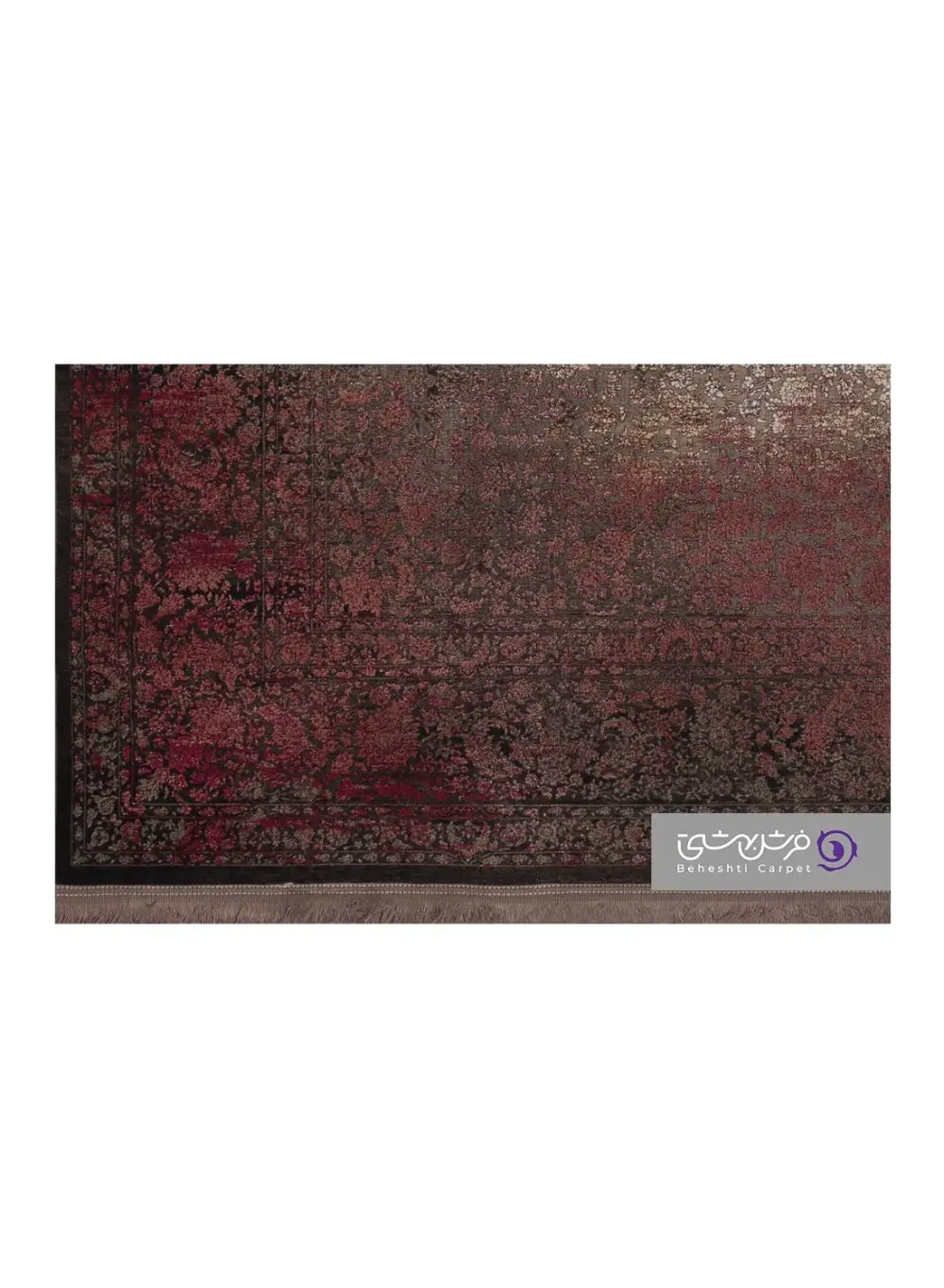 جزییات نقش فرش بهشتی طرح لاوین کد 244