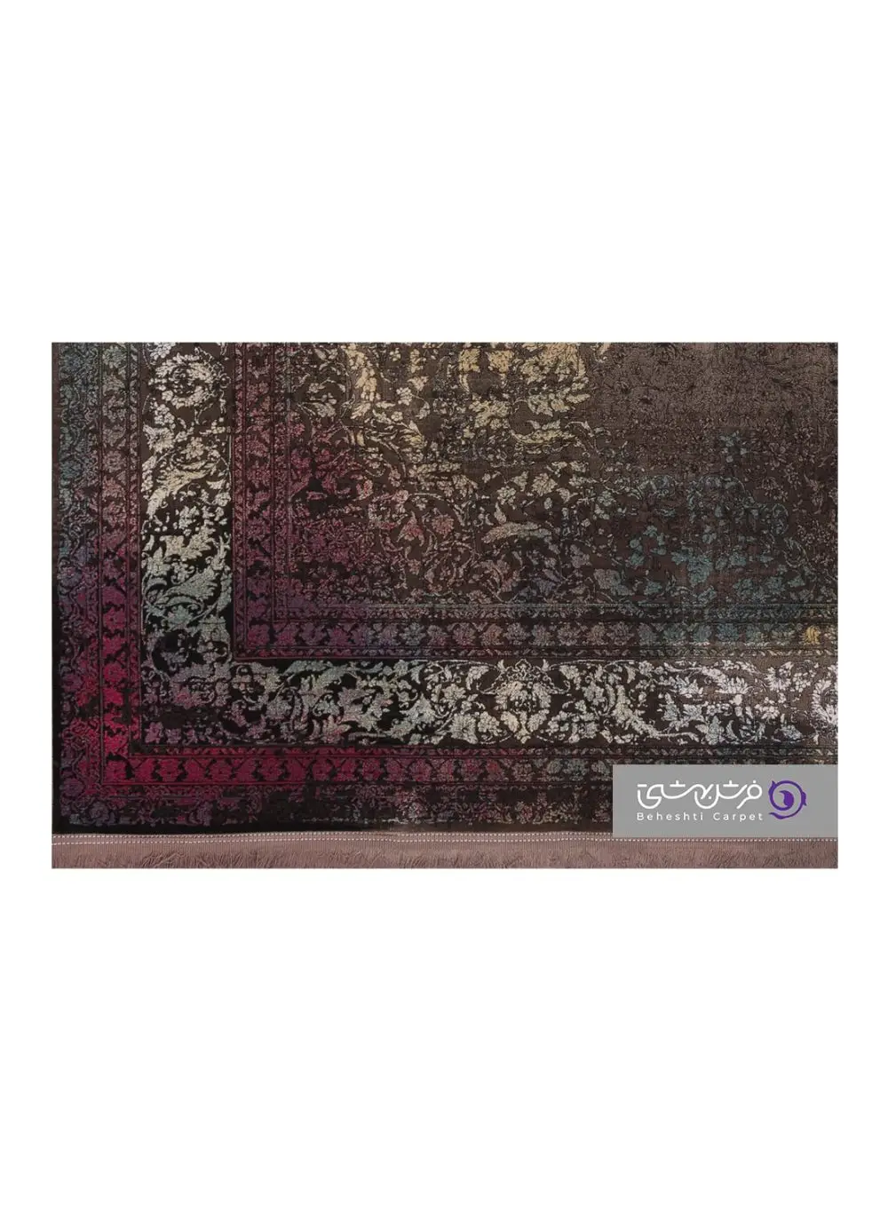 جزییات نقش جزییات نقش فرش بهشتی طرح لاوین کد 265