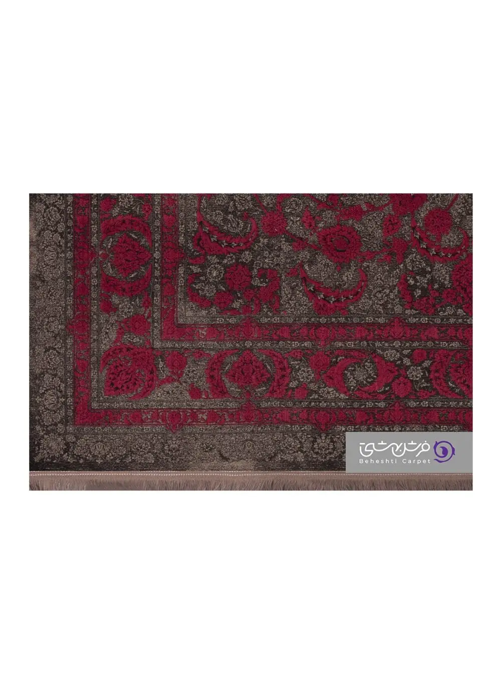 جزییات نقش فرش بهشتی طرح لاوین کد 285