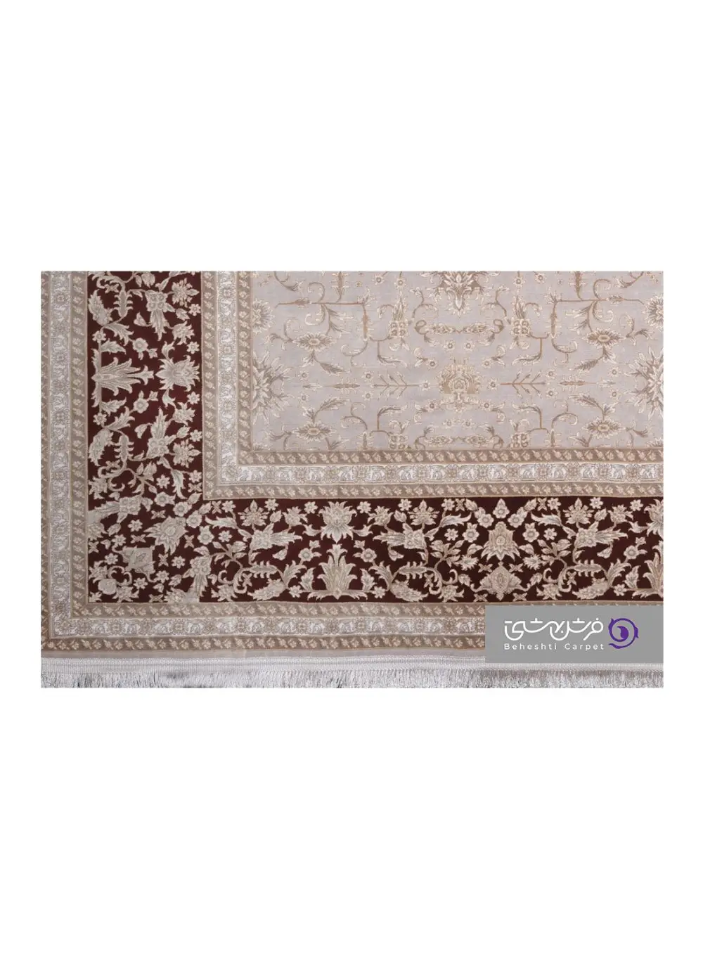 جزییات نقش فرش طرح نارسیس کد 8326