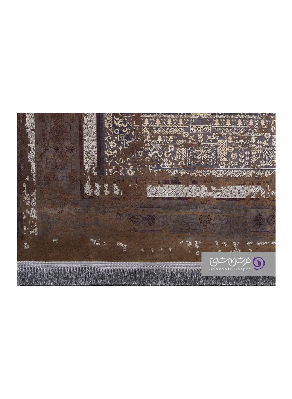 جزییات نقش فرش طرح نارسیس کد 8342