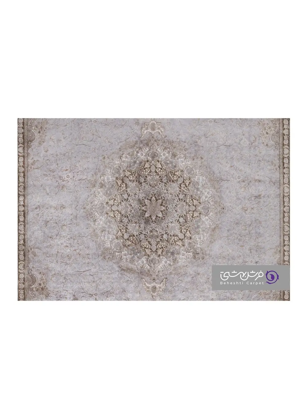 جزییات نقش فرش طرح نارسیس فرش بهشتی کد 8304