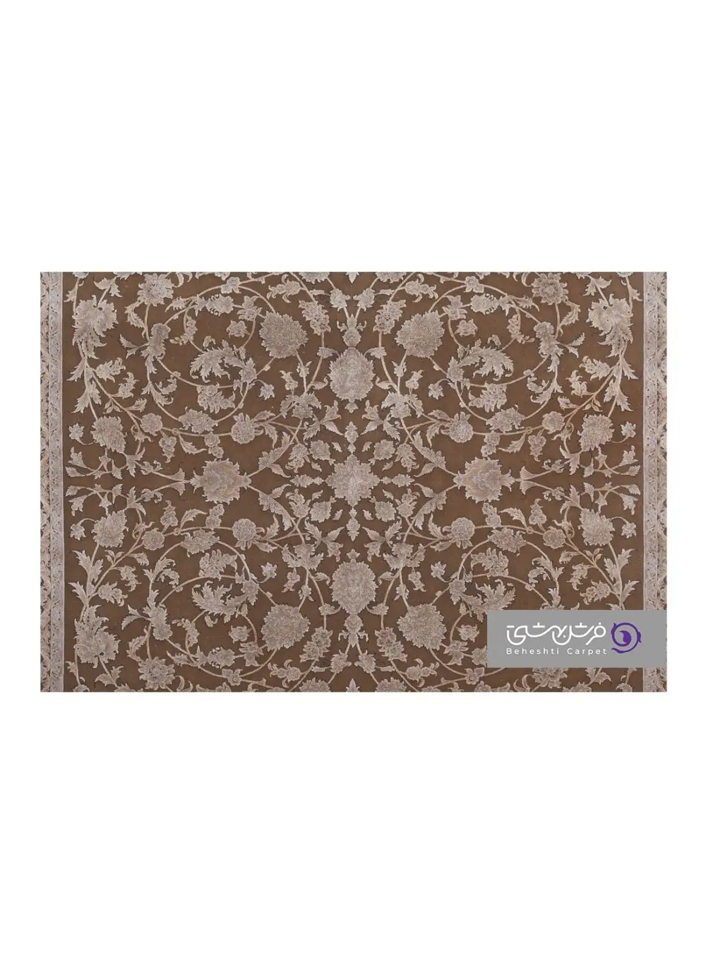 جزییات نقش فرش طرح نارسیس فرش بهشتی کد 8307