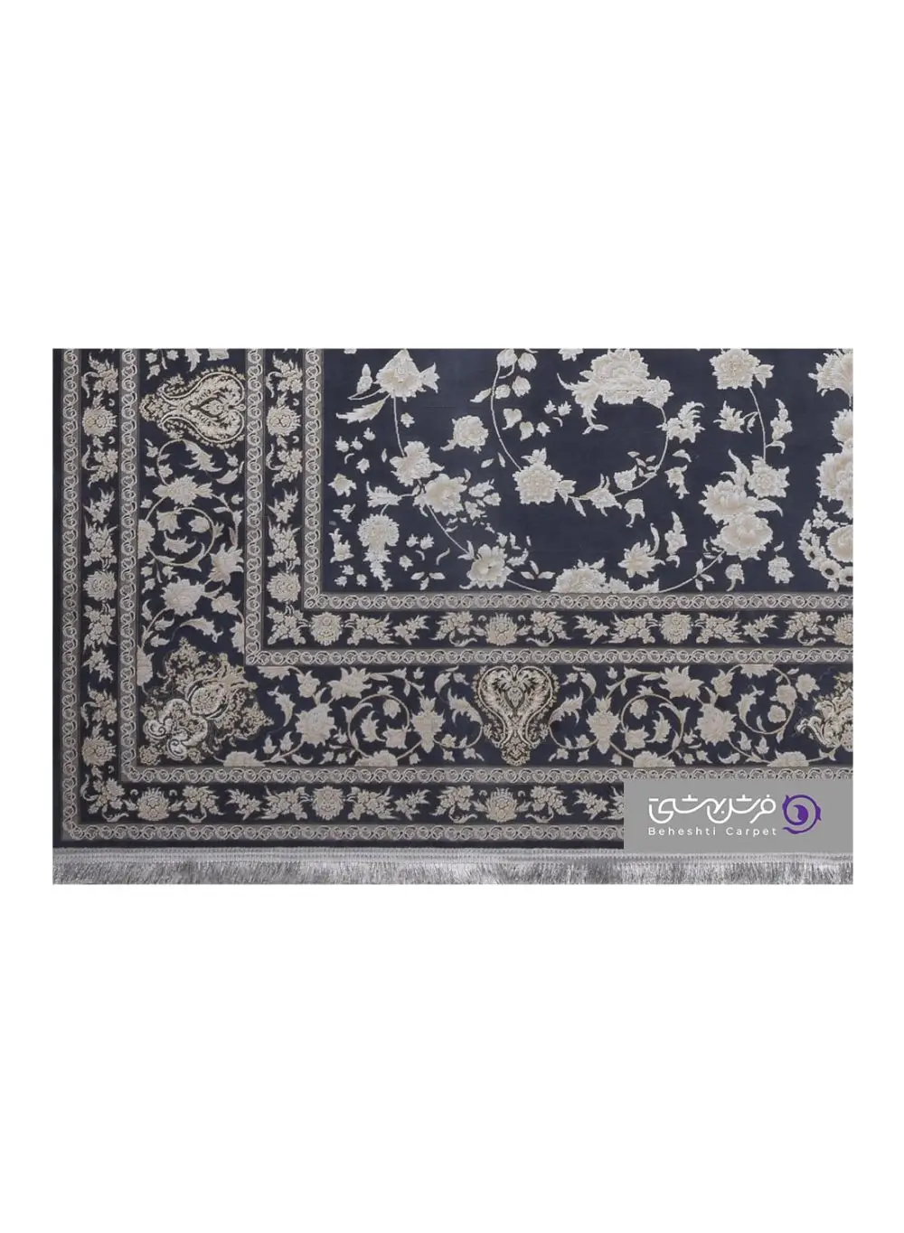 جزییات نقش فرش بهشتی طرح نارسیس کد 8041