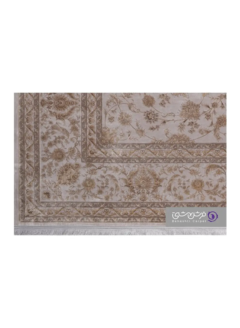 جزییات نقش فرش بهشتی طرح نارسیس کد 8306