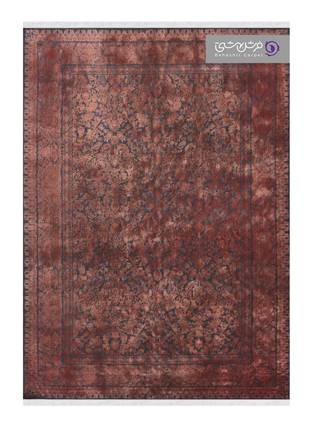 فرش طرح ویهان کد 2083 مسی