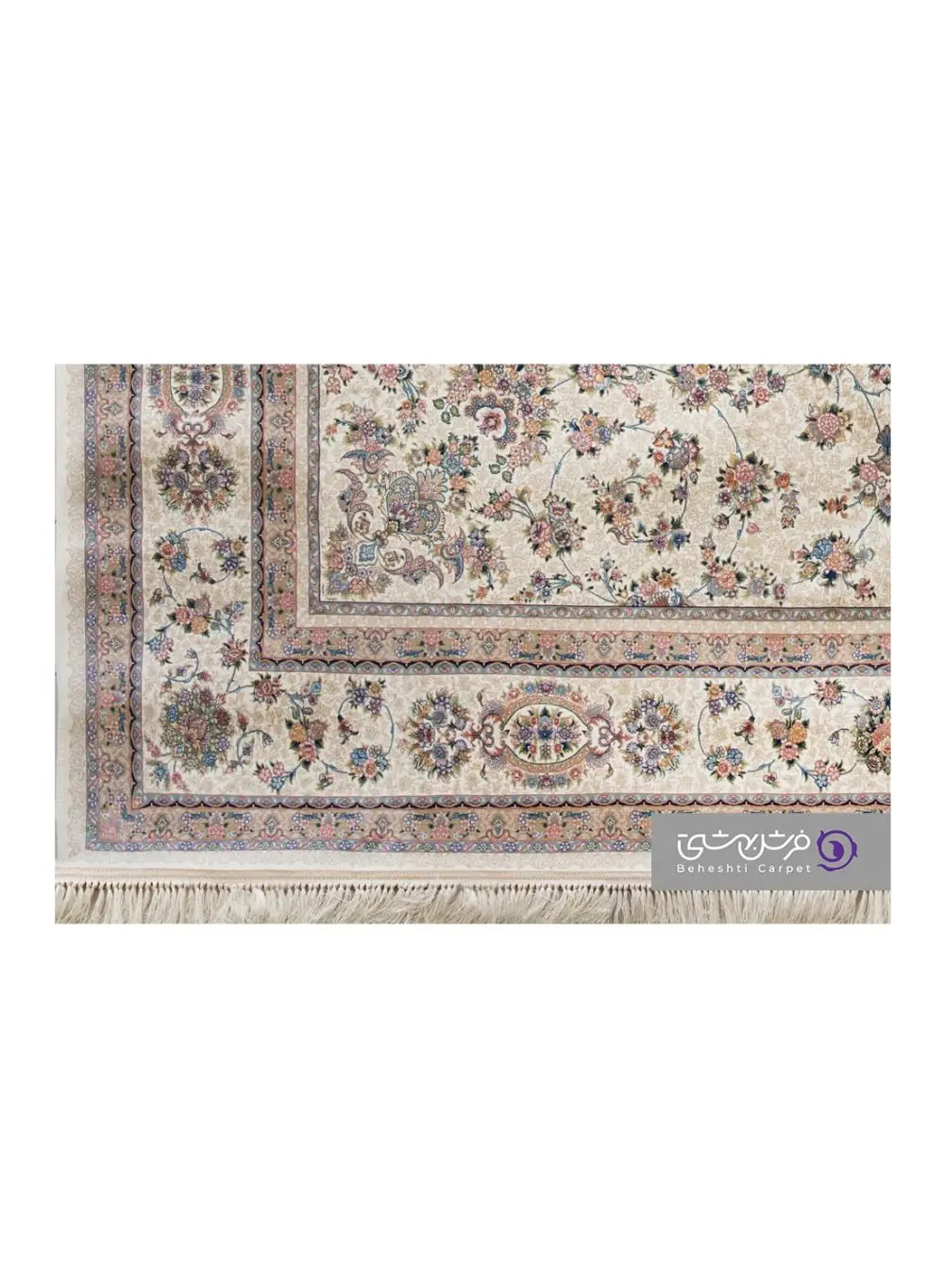 جزییات نقش فرش طرح نائین کد 3500
