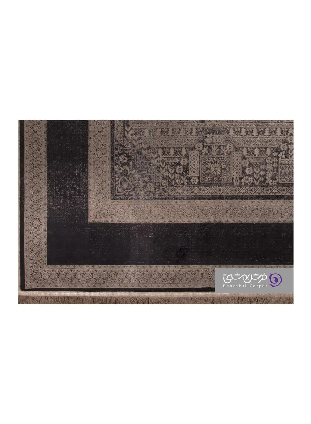 جزییات نقش فرش طرح ویهان کد 8037 مسی