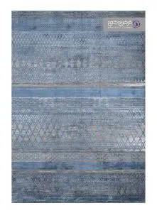 فرش طرح یونیک کد 8443 آبی