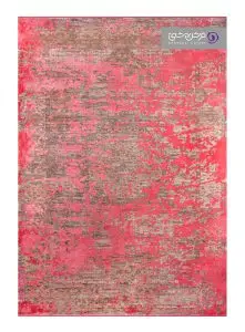 فرش طرح یونیک کد 8456 صورتی