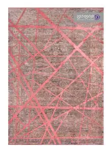 فرش طرح یونیک کد 8466 صورتی