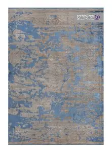 فرش طرح یونیک کد 8502 آبی