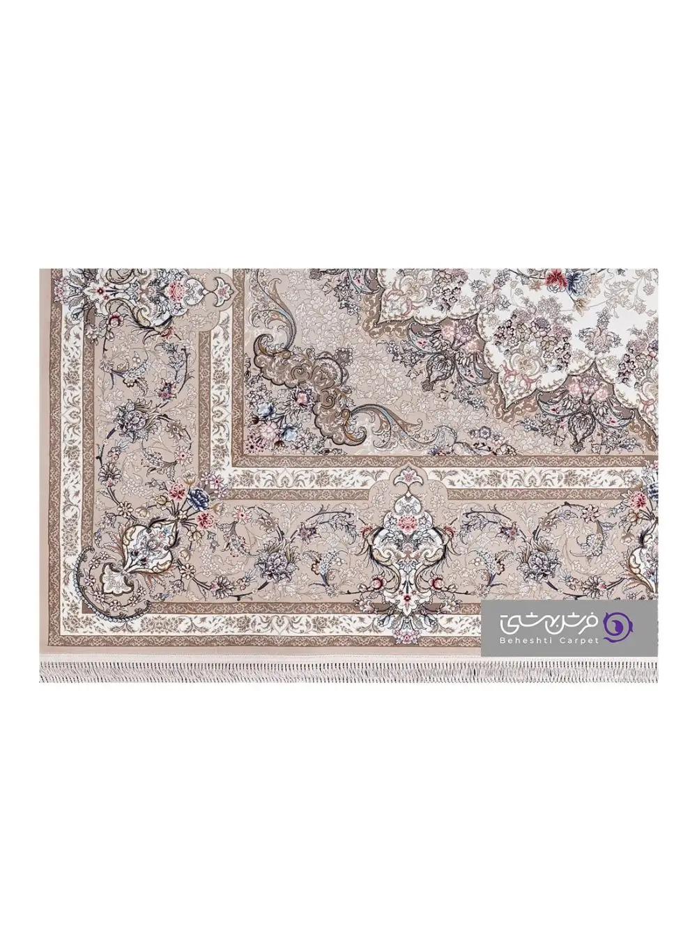 جزییات نقش فرش طرح هرمز کد 2601
