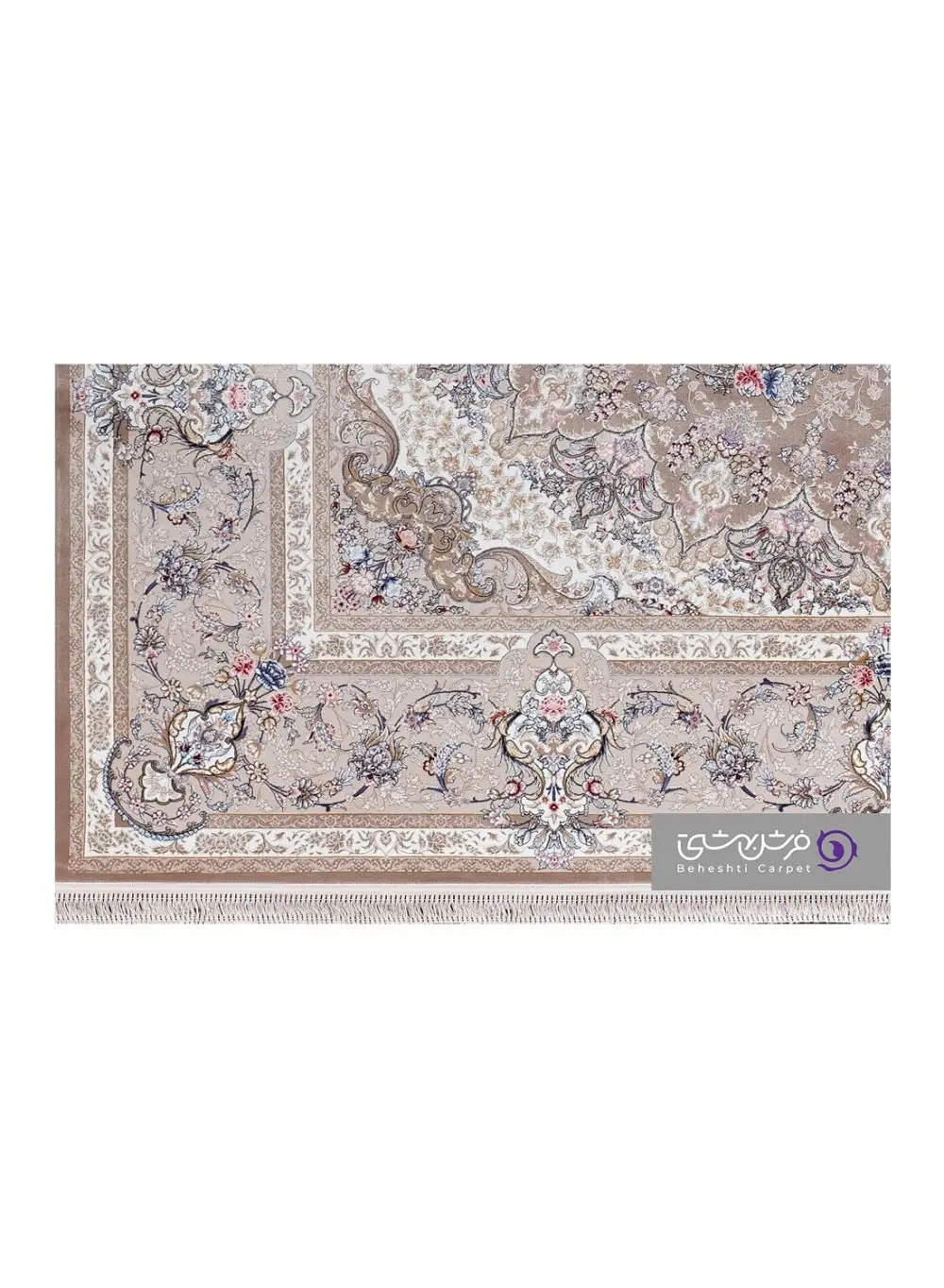 جزییات نقش فرش طرح هرمز کد 2605
