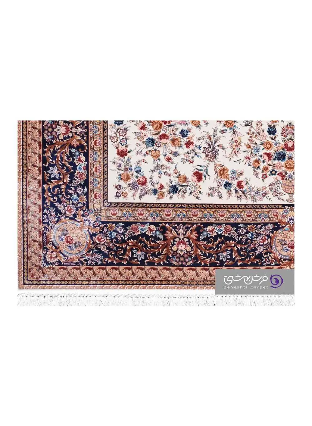 جزییات نقش فرش طرح ماهور کد 5541