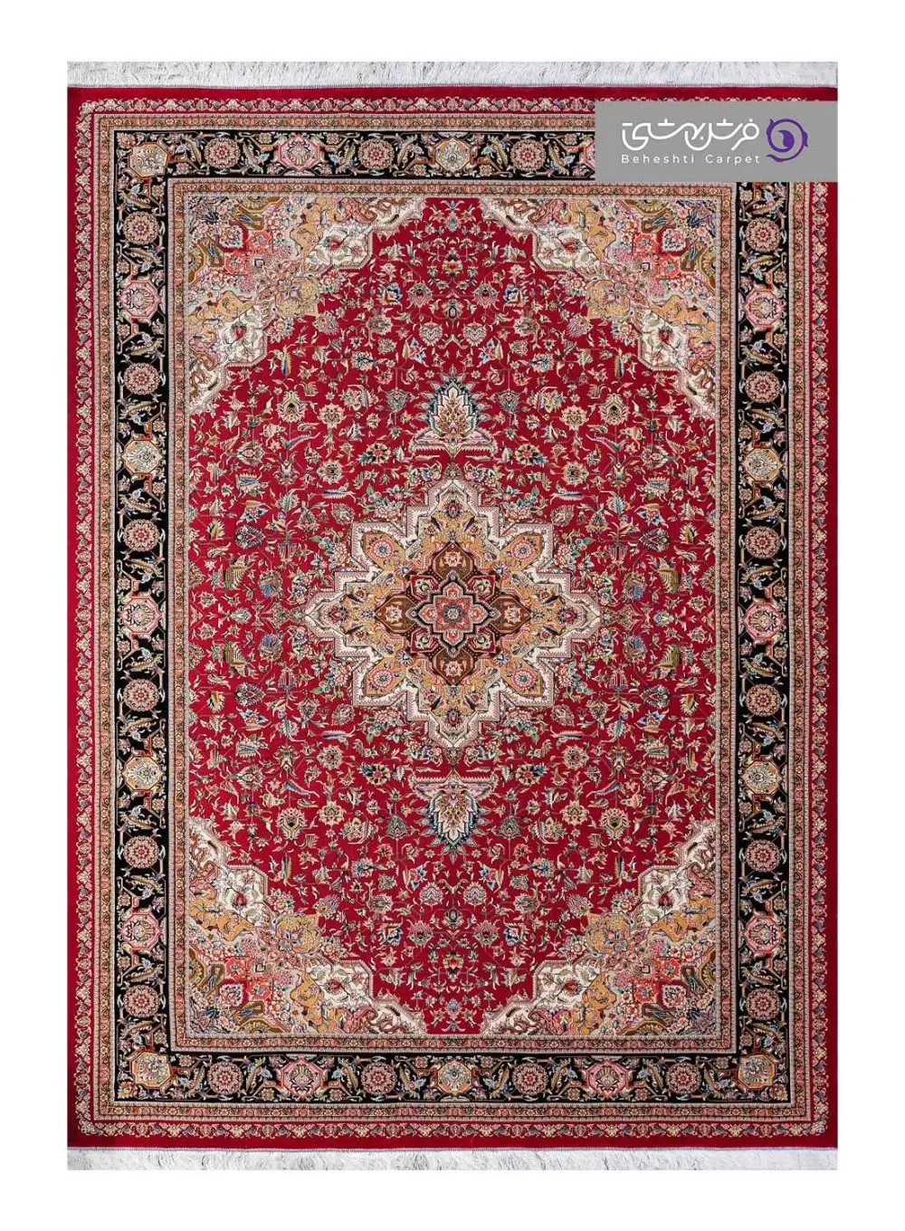 فرش طرح نگارین کد 5545 لاکی