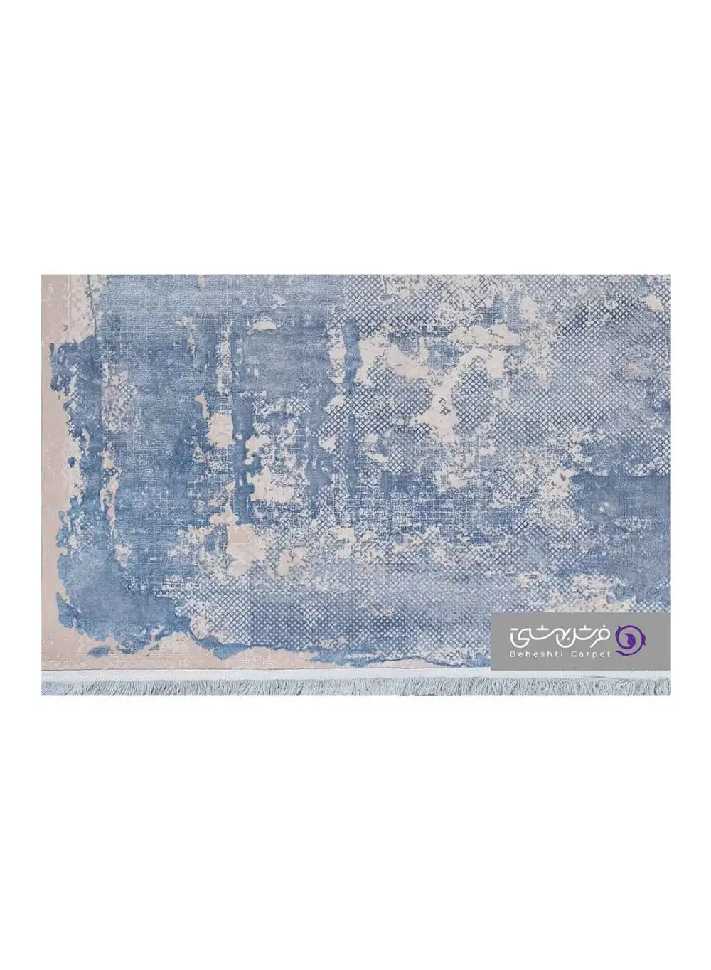 جزییات نقش فرش طرح ژینا کد 830 نقرآبی