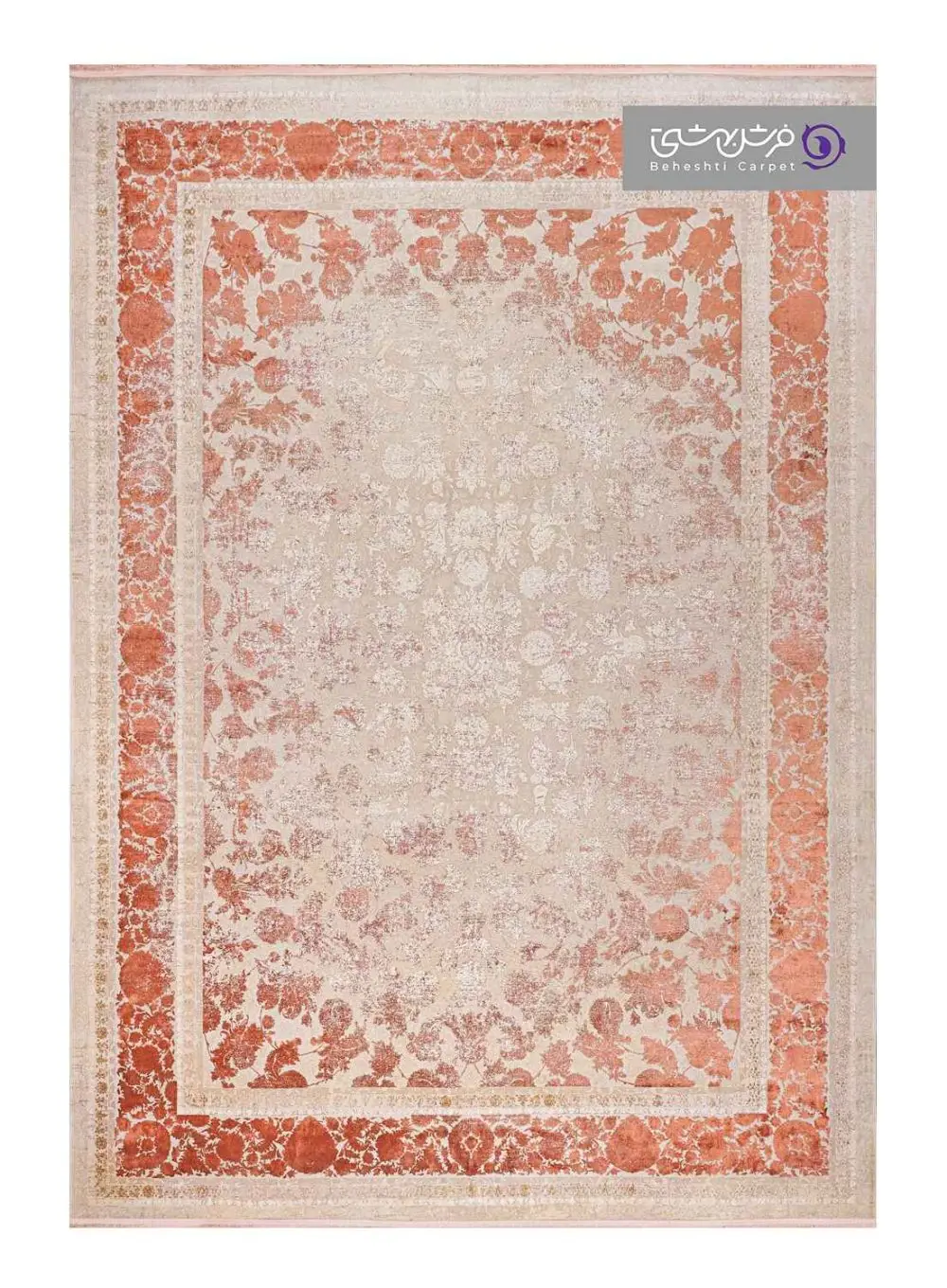 فرش طرح ژینا کد 851 مسی