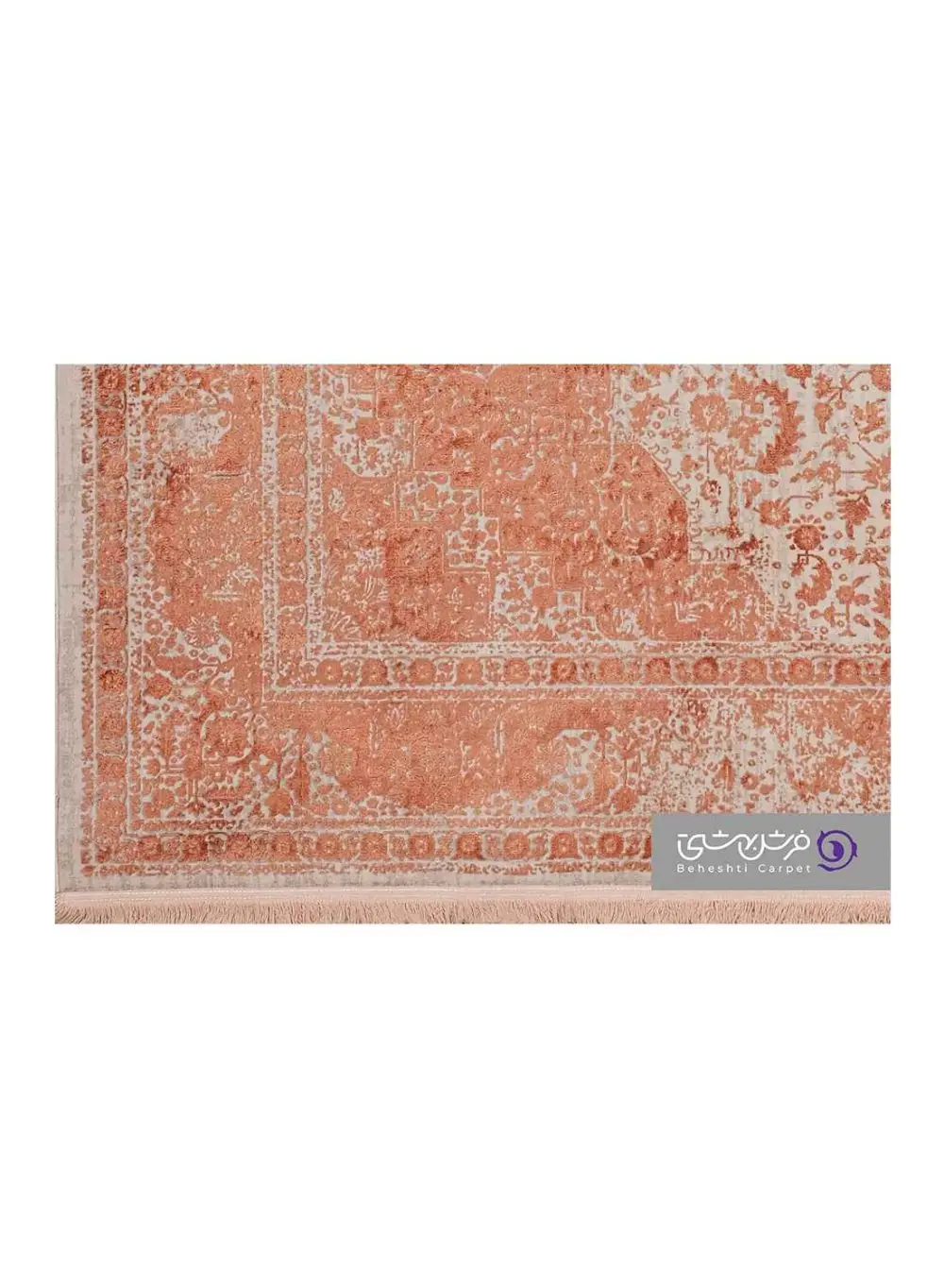 جزییات نقش فرش طرح ژینا کد 853 مسی