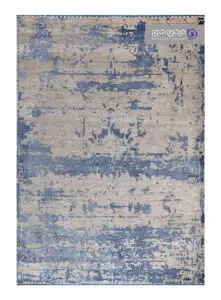 فرش طرح یونیک کد 8527 آبی