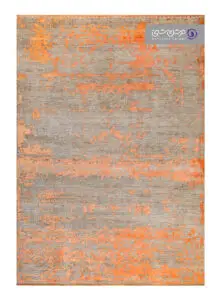 فرش طرح یونیک کد 8527 نارنجی